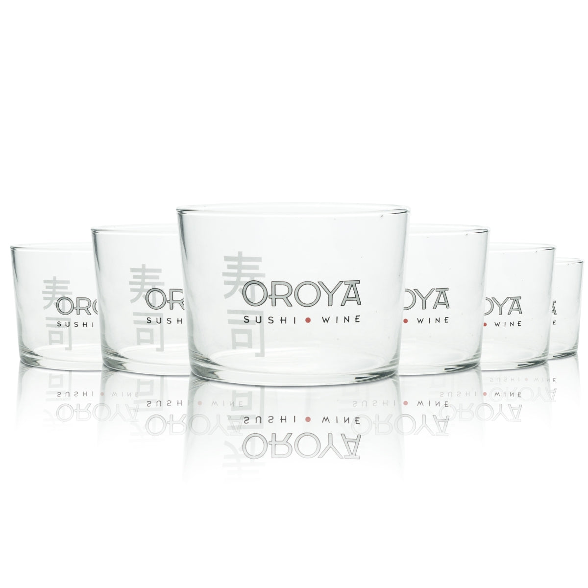 3x Oroya Wein Glas Sushi Tumbler 0,2l Japan Asien Gläser Cocktail Wine Longdrink