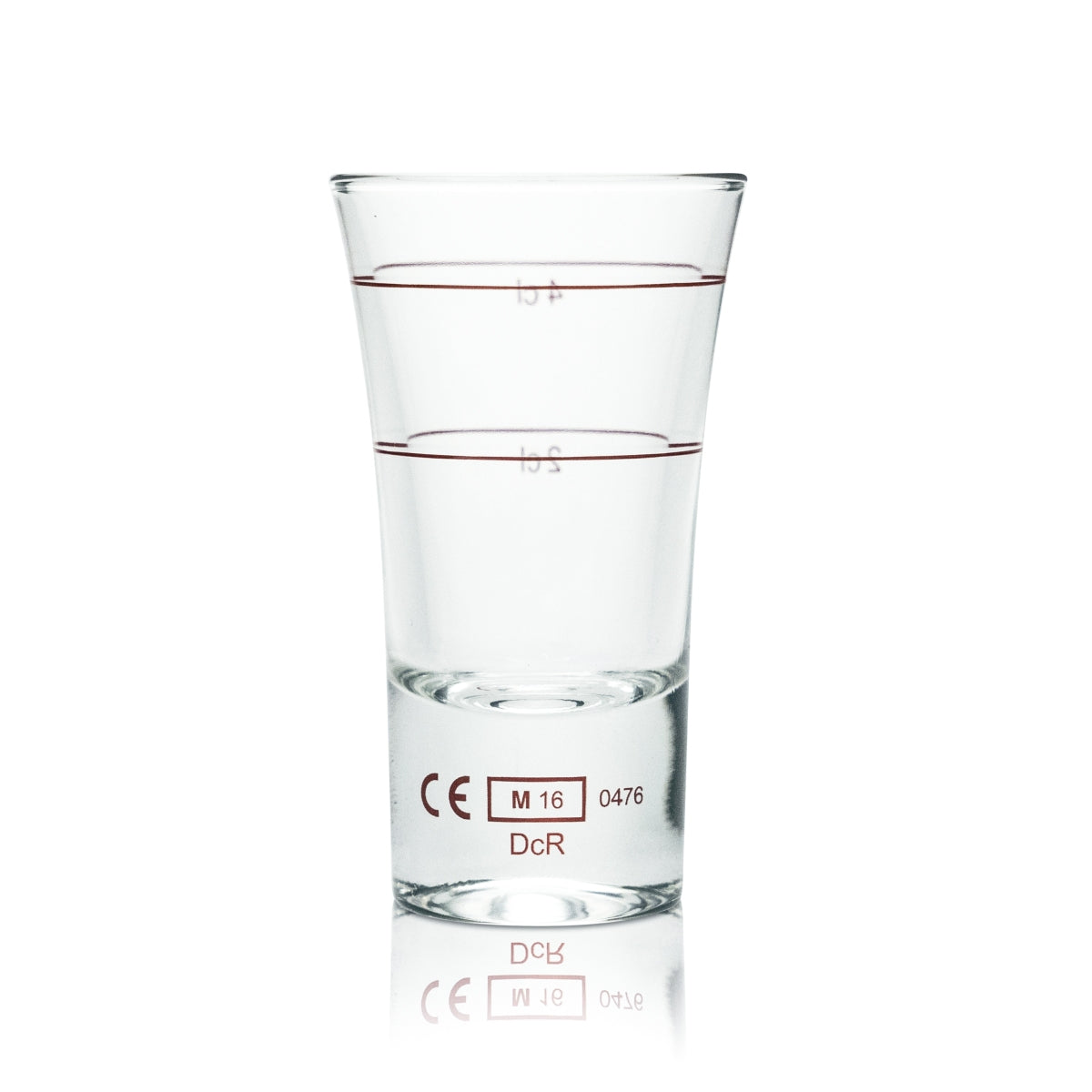 120x Shot Glas 4cl Stamper Kurze Gläser Gastro Geeicht Borgonovo Schnaps Senior – Ansicht 3