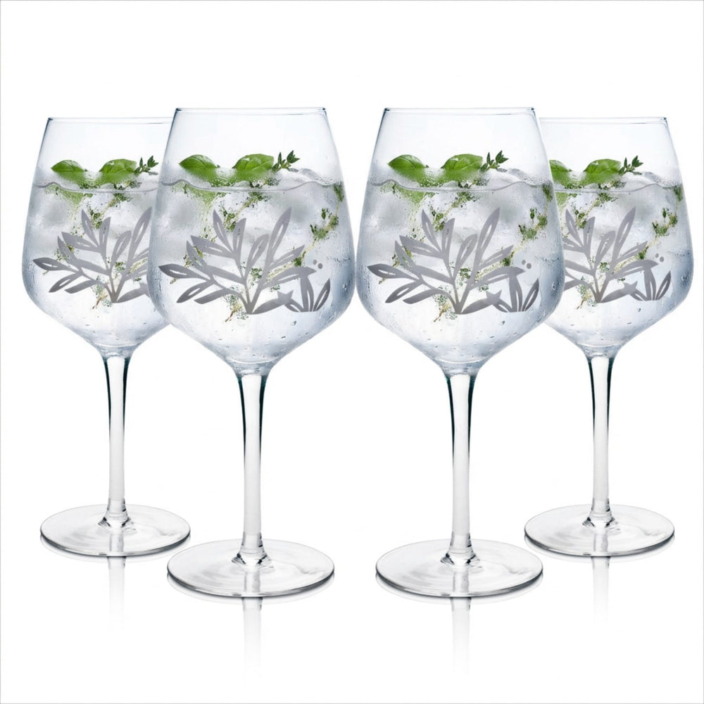 4x Gin Mare Glas Set 0,6l Ballon Kelch Cocktail Gläser Tonic Aperitif Longdrink
