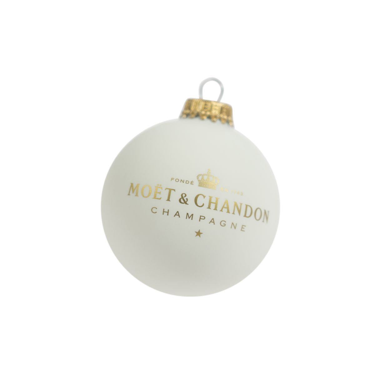 4x Moet Chandon Christbaumkugeln Weihnachtsbaum Kugeln Weihnachtsdeko