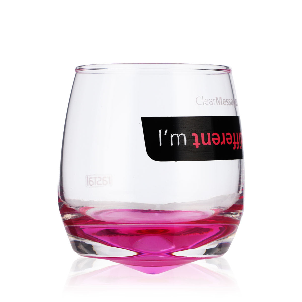 4x Rastal Glas Gläser 0,2l Designglas Tumbler Schwenker "I´m different" – Ansicht 2