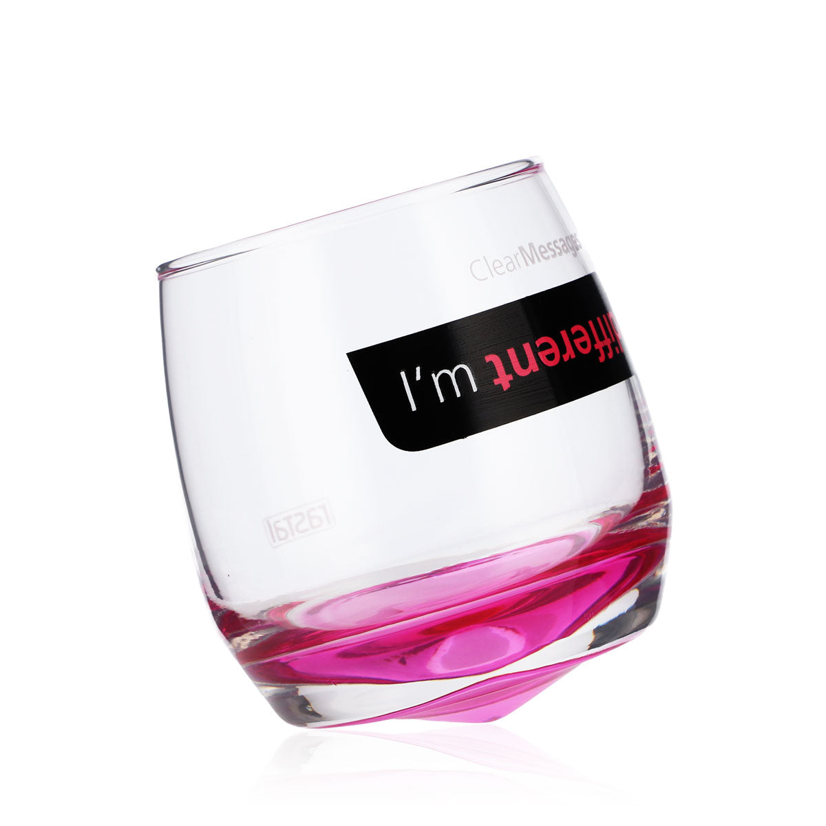 4x Rastal Glas Gläser 0,2l Designglas Tumbler Schwenker "I´m different" – Ansicht 4