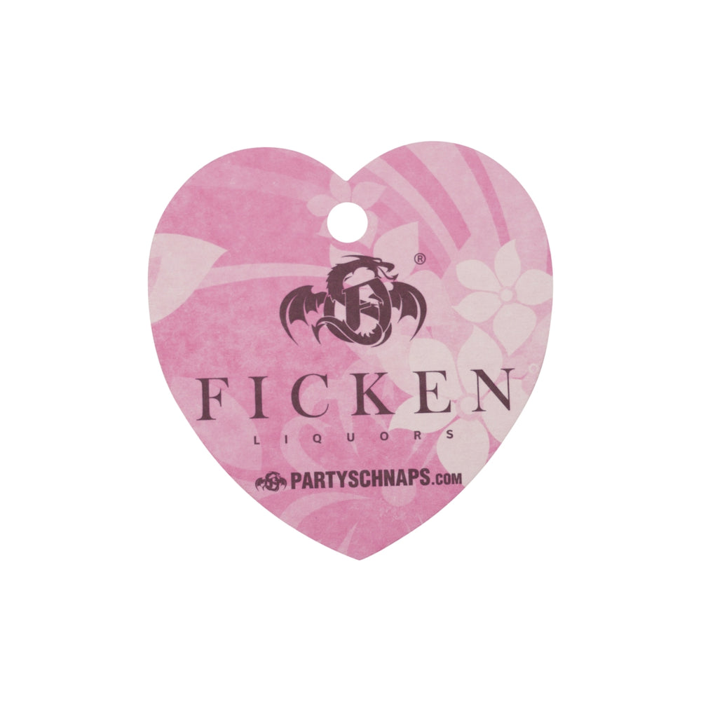50x Ficken Likör Untersetzer Bierdeckel Anhänger Herzform rosa Pappe Gläser Bar