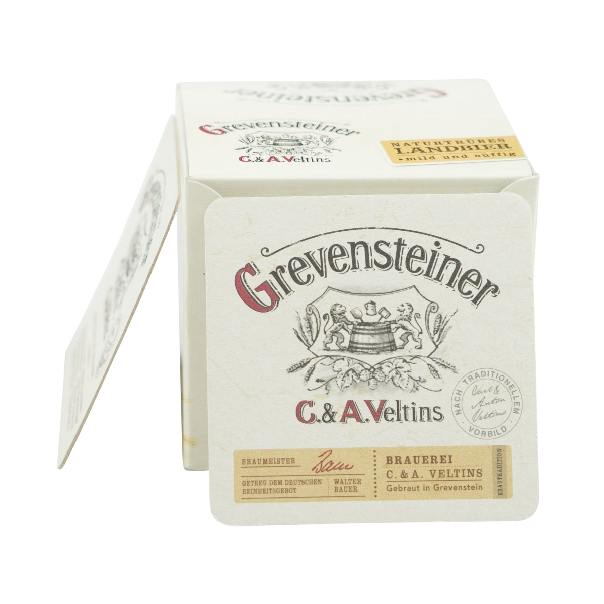 50x Grevensteiner Untersetzer Bierdeckel 9x9cm Coaster Gastro Tropfschutz Bar – Ansicht 3