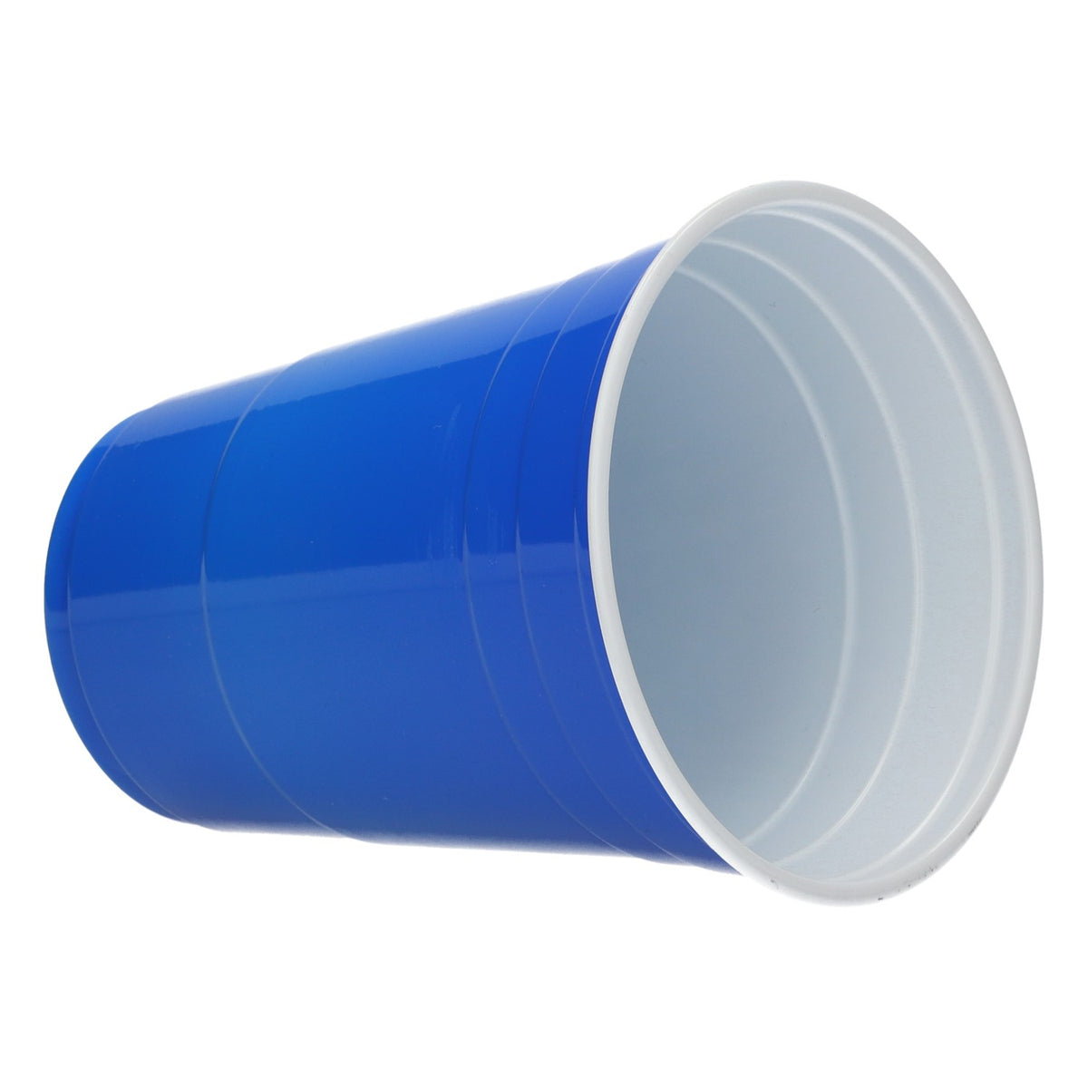 50x Plastik Becher Blue Cup Solo Einwegbecher Kunststoff Bierbecher Party – Ansicht 2