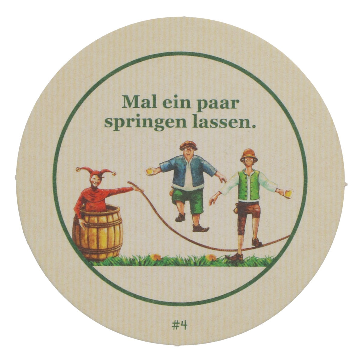 50x Pülleken Bier Bierdeckel Mal ein paar springen lassen original Untersetzer – Ansicht 4