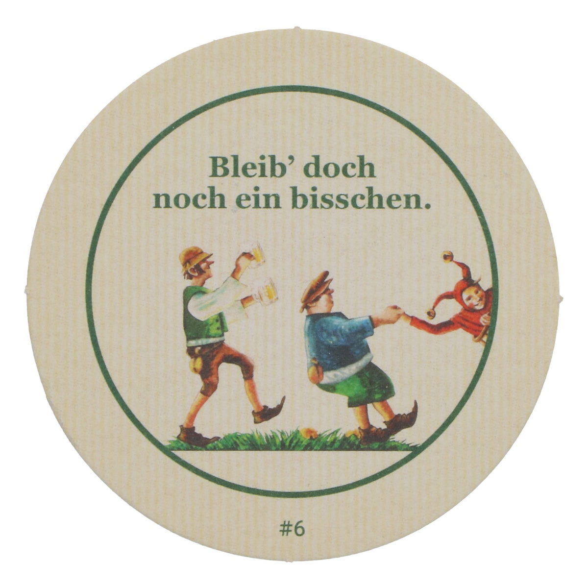 50x Pülleken Bierdeckel Bleib doch noch ein bisschen Untersetzer Barzubehör – Ansicht 4