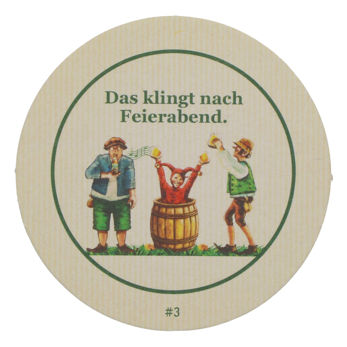50x Pülleken Bierdeckel Das klingt nach Feierabend Bier Untersetzer Barzubehör – Ansicht 4