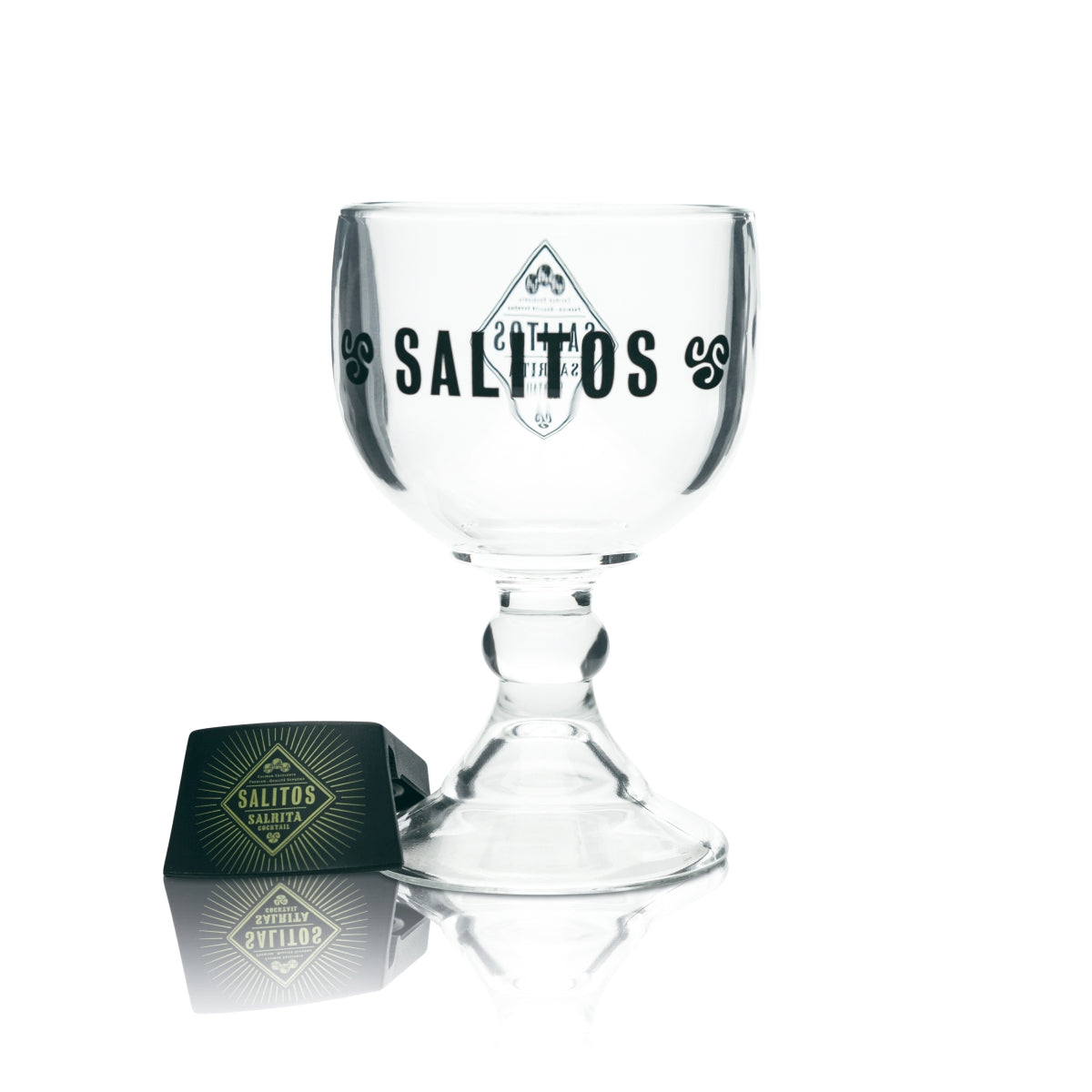 Salitos Salrita Glas 0,6 l - Cocktail Longdrink Aperitif - inkl. Clip aus Echtglas – Ansicht 2