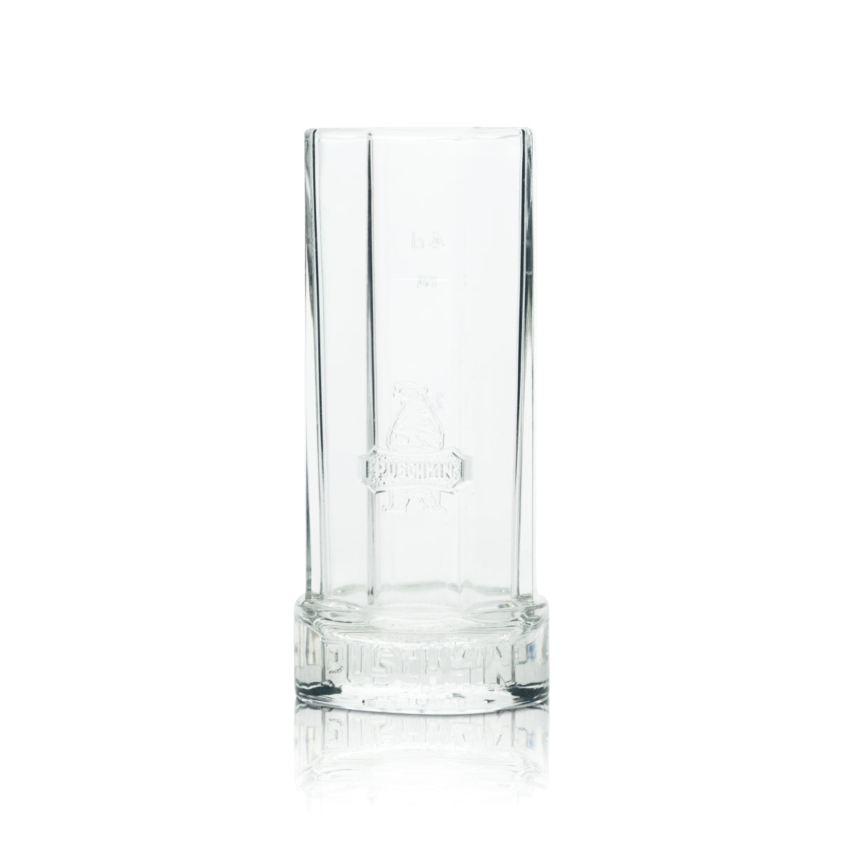 6 Puschkin Wodka Glas 8 eckig 2/4 cl Stamper neu – Ansicht 2