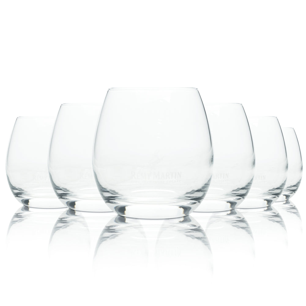 6 Remy Martin Cognac Glas Tumbler 2 /4 cl neu