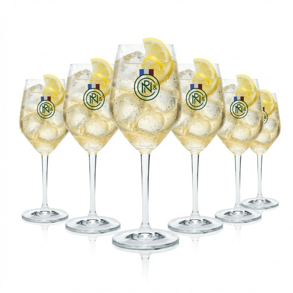 6er Set Noilly Prat Glas 0,36l – Wermut Weingläser für Aperitif & Dry Martini