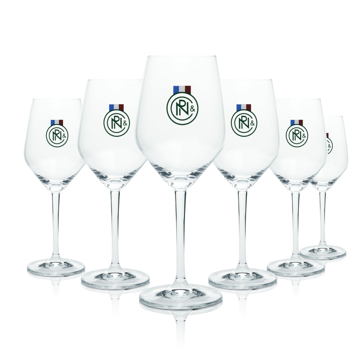6er Set Noilly Prat Glas 0,36l – Wermut Weingläser für Aperitif & Dry Martini – Ansicht 2