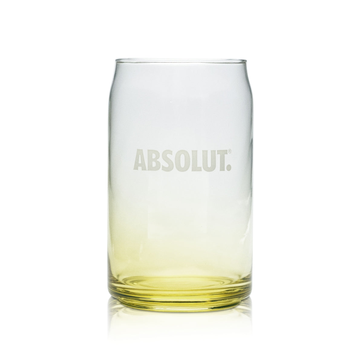 6x Absolut Vodka Glas 0,25l Becher GELB Sensations Longdrink Gläser Gastro Eiche – Ansicht 2