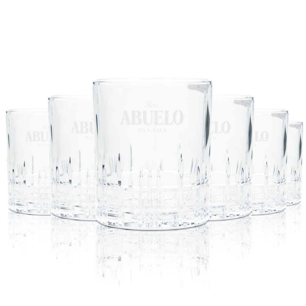 6x Abuelo Rum Glas 0,3l Tumbler Spiegelau Kontur Longdrink Gläser Ron Kristall