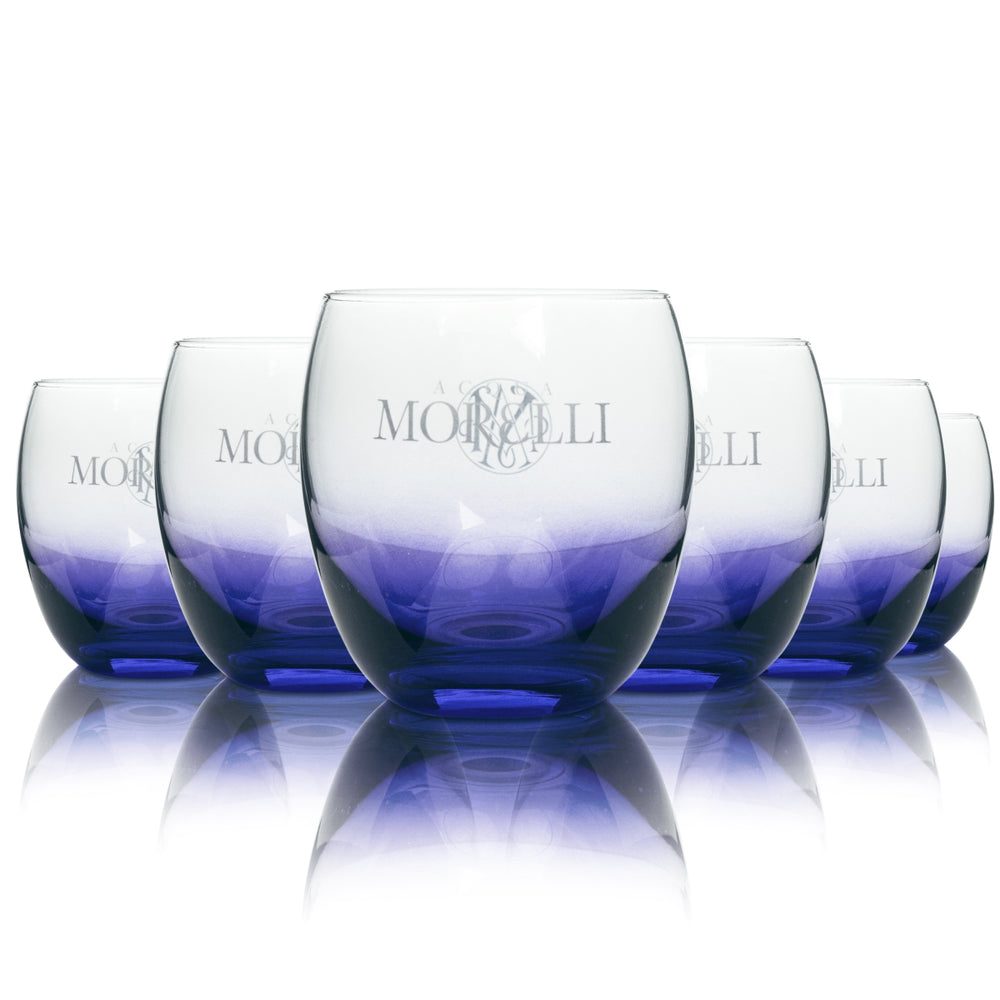 6x Acqua Morelli Glas 0,25l Tumbler Becher Gläser Leonardo Mineral Wasser Frizz