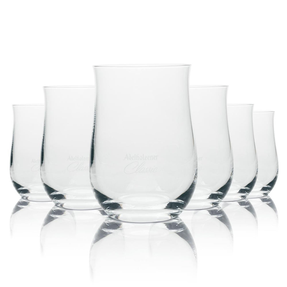 6x Adelholzener Wasser Glas Tumbler Schott Zwiesel