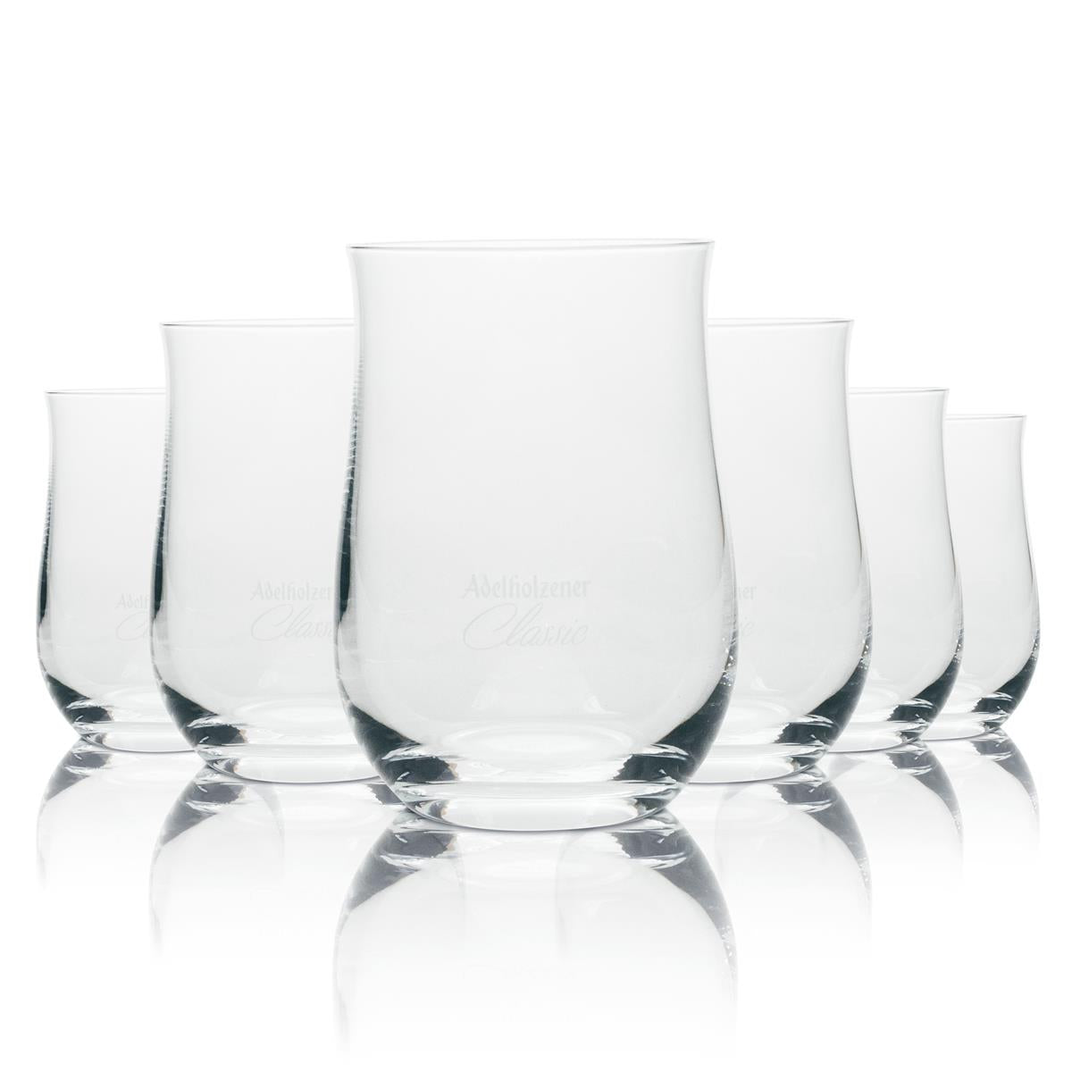6x Adelholzener Wasser Glas Tumbler Schott Zwiesel