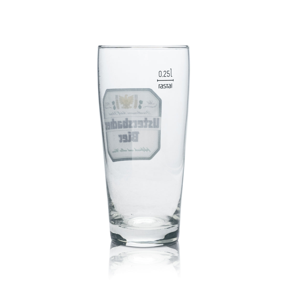 6x Adolf Schmid Ustersbacher Bier Glas 0,25l Becher Gläser Brauerei Gastro Kneip – Ansicht 3