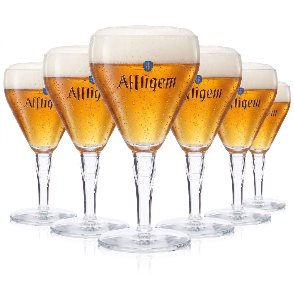 6x Affligem Bier Glas 0,25l Kelch (6er Set)