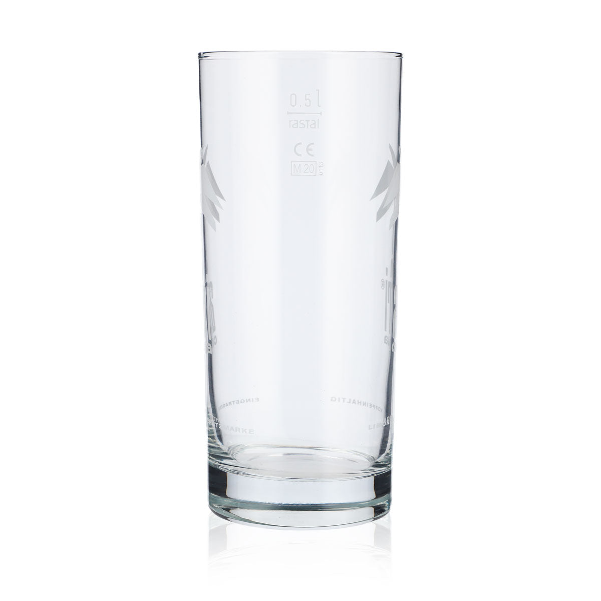 6x Afri Cola Softdrink Glas 0,5l Colagläser Limoglas Weißes Logo – Ansicht 5