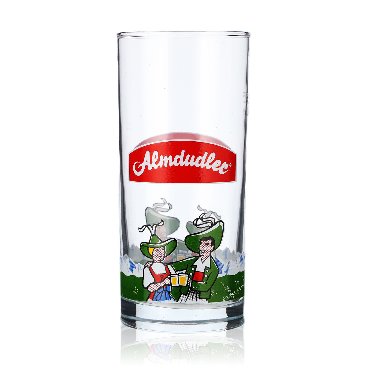6x Almdudler Softdrink Glas Limoglas Gläser 0,2l Becher Sahm – Ansicht 2