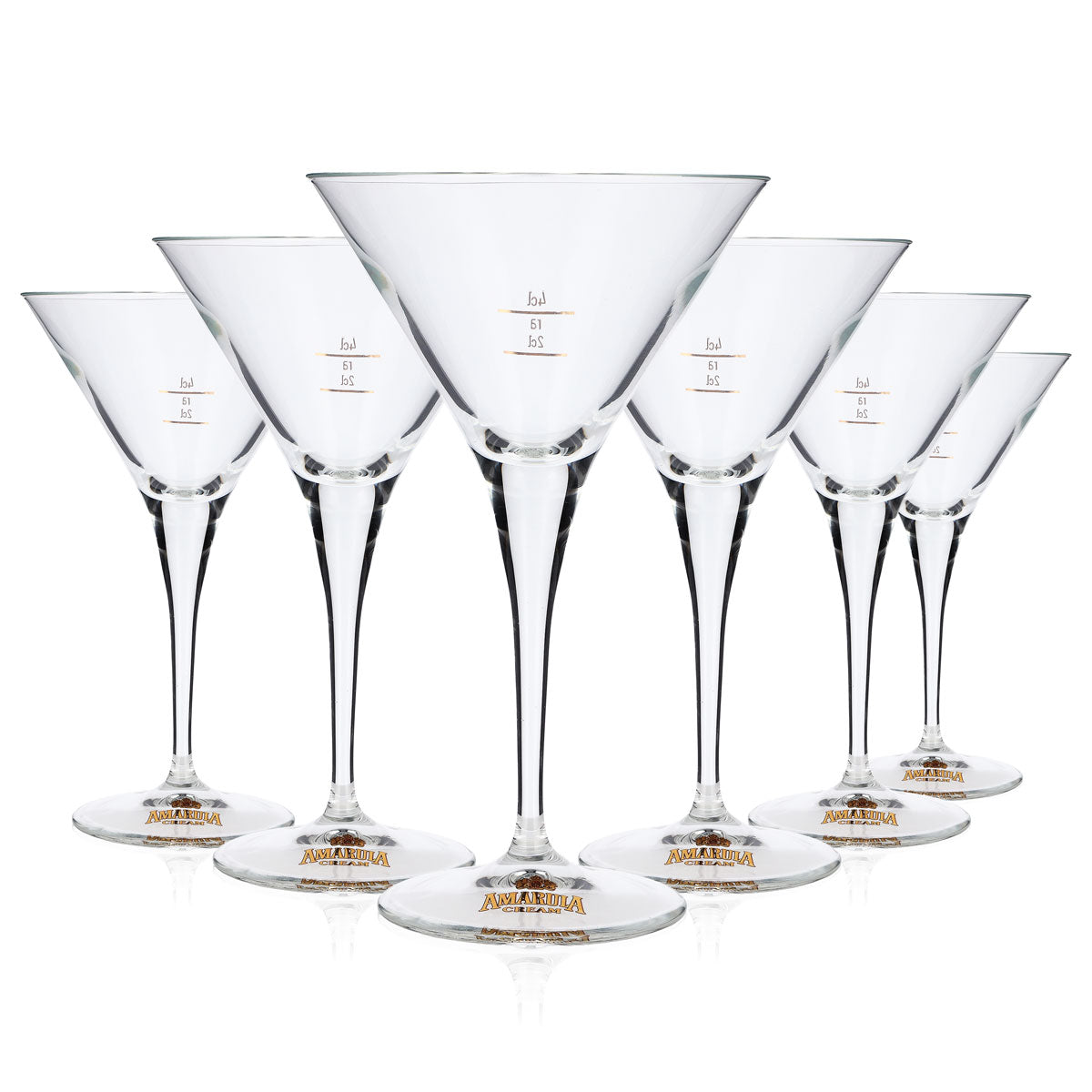 6x Amarula Likör Glas Kelch 0,24l Ypsilon