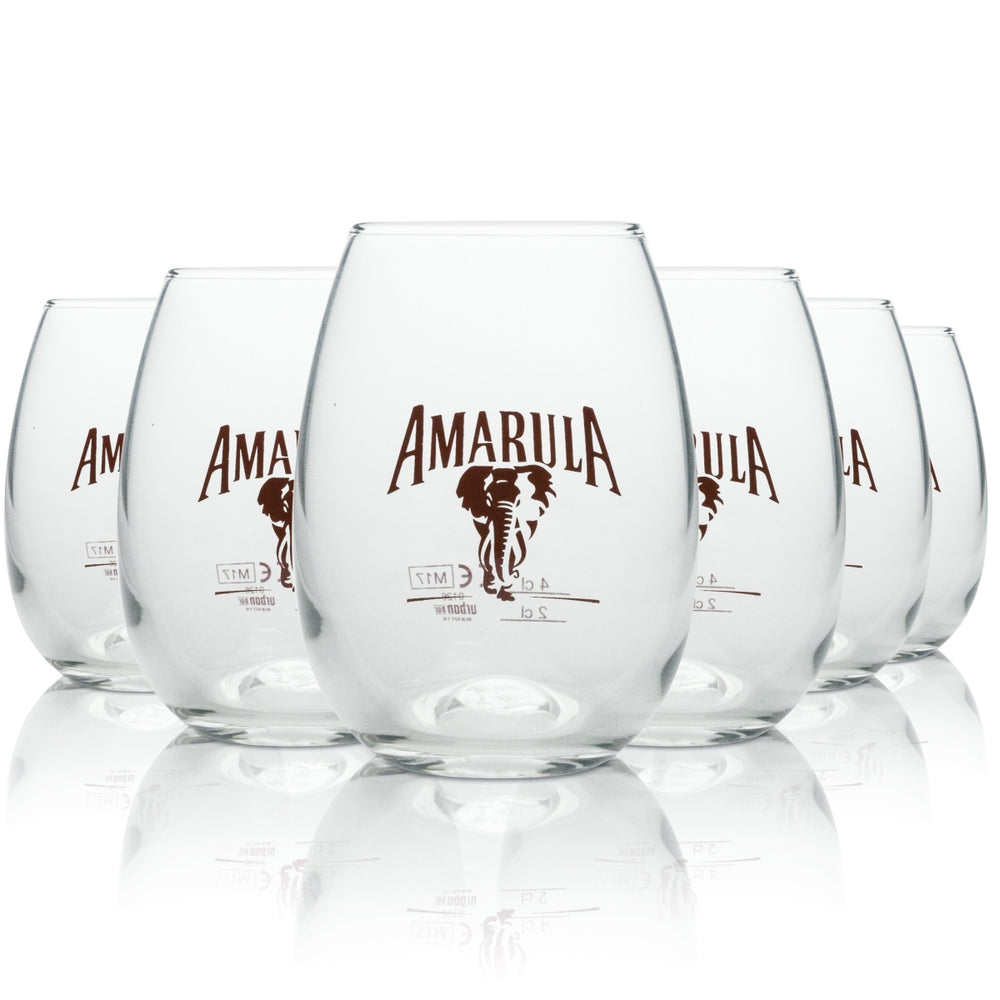 6x Amarula Likör Glas Tumbler