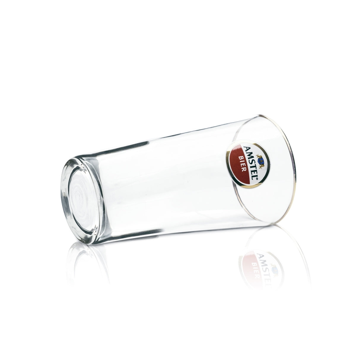 6x Amstel Glas 0,25l Bier Becher Goldrand Gläser Gastro Bar Kneipe Mug Cup Beer – Ansicht 4