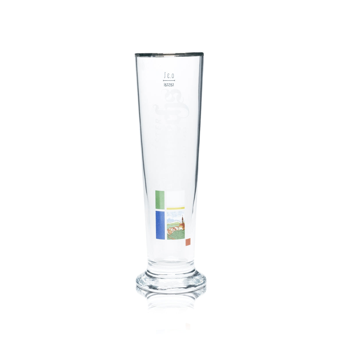 6x Andechs Bier Glas 0,3l Stange Becher Pokal Gläser Kloster Brauerei Gastro Bar – Ansicht 4
