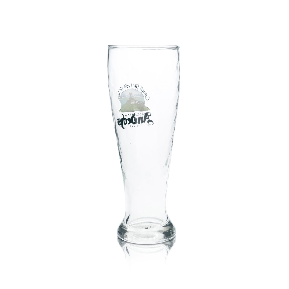 6x Andechs Bier Glas 0,5l Hefe Weizen Weißbier Kontur Gläser Gastro Brauerei Bar – Ansicht 3