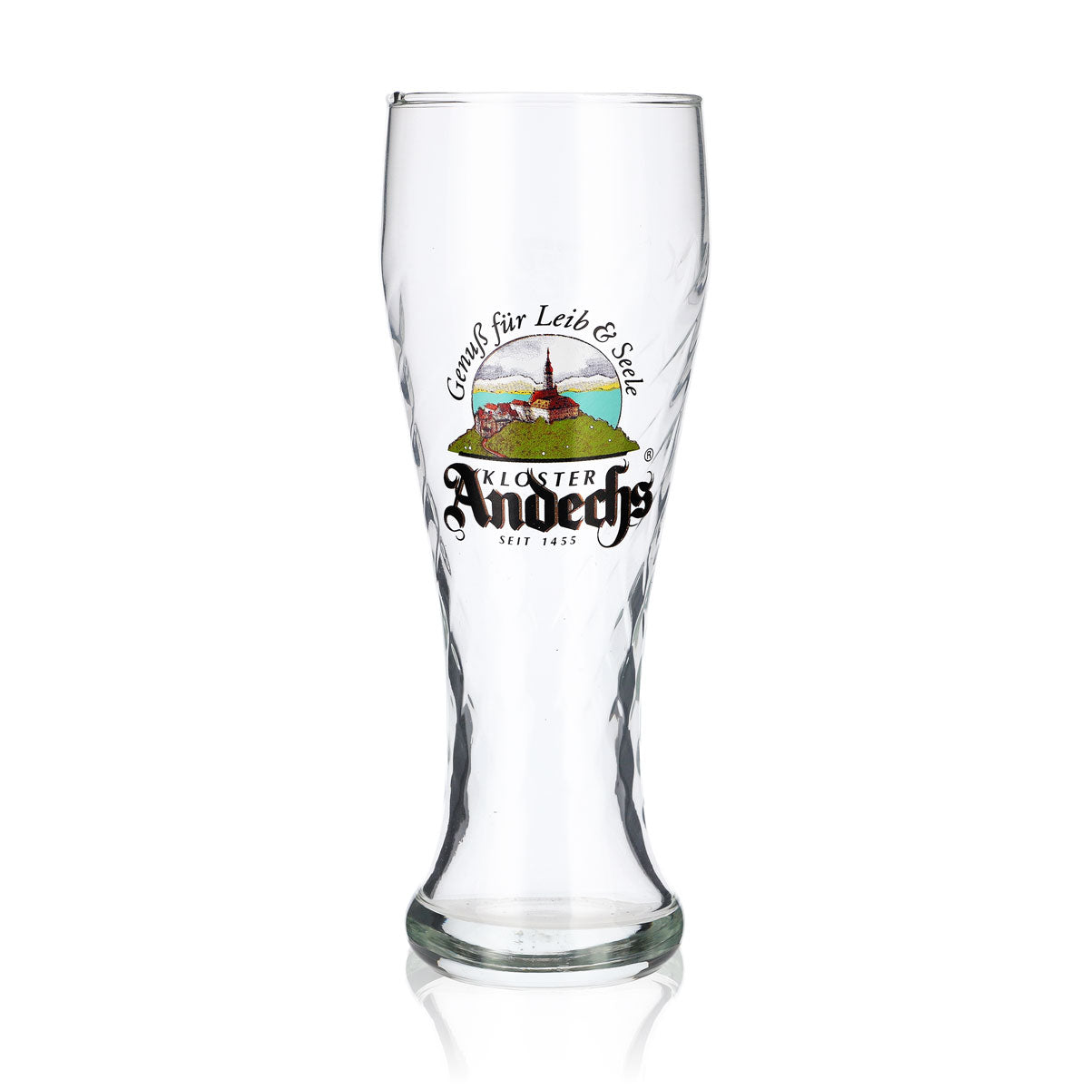 6x Andechs Bierglas Glas Gläser 0,3l Weizen Genuss für Leib & Seele Herb – Ansicht 2