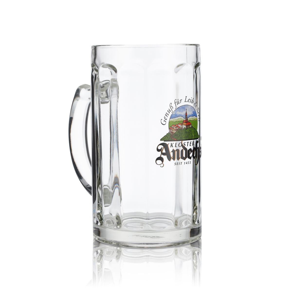 6x Andechs Glas 0,5l Bierkrug Humpen Seidel Gläser Set Klosterbrauerei Gastro – Ansicht 7