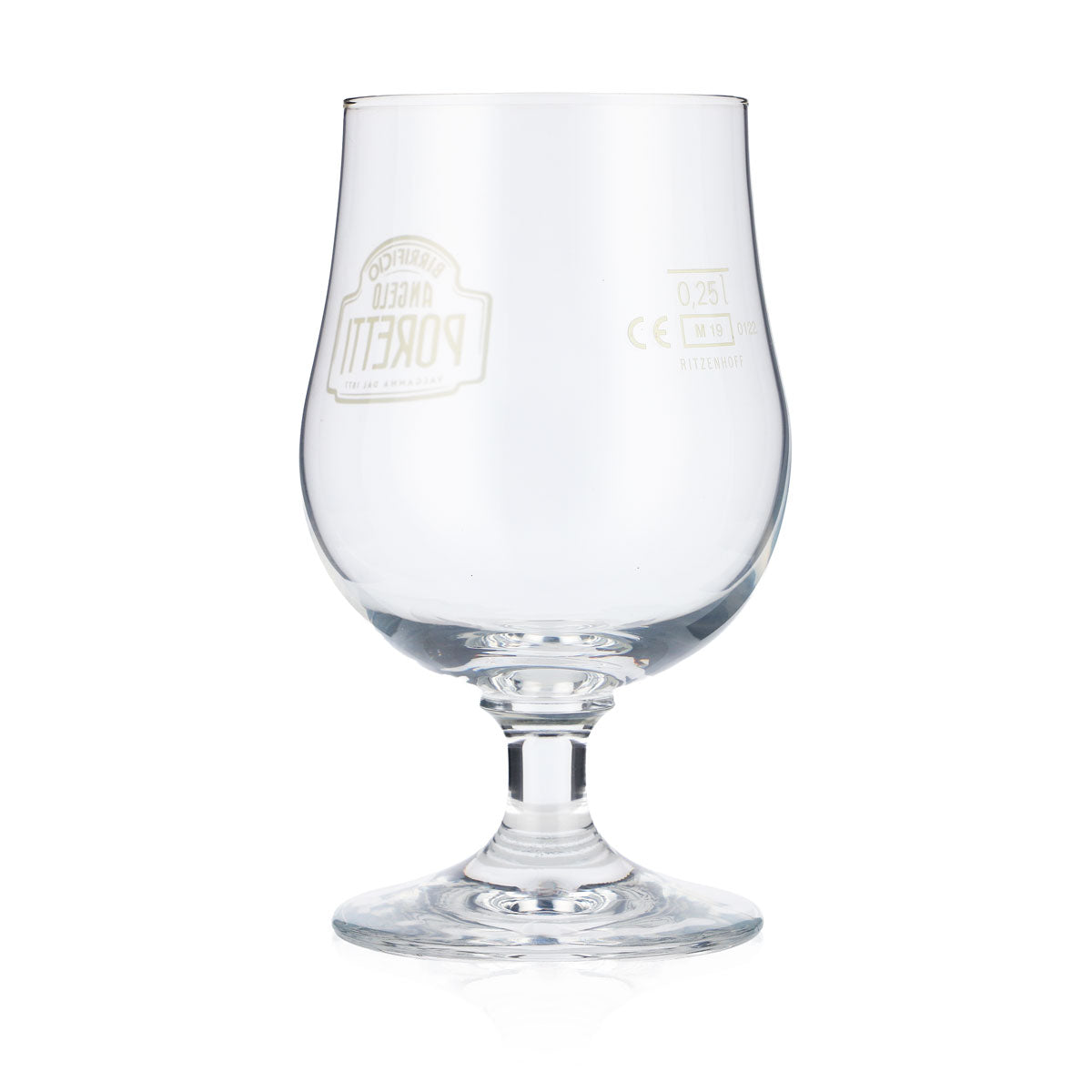6x Angelo Poretti Bier Glas 0,25l bauchige Biergläser Pokalgläser – Ansicht 4