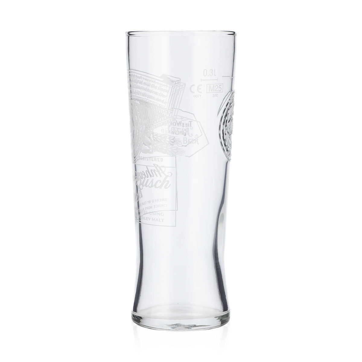 6x Anheuser-Busch Bud Bierglas 0,3l Creed Kontur Gläser Set NEUES DESIGN – Ansicht 5