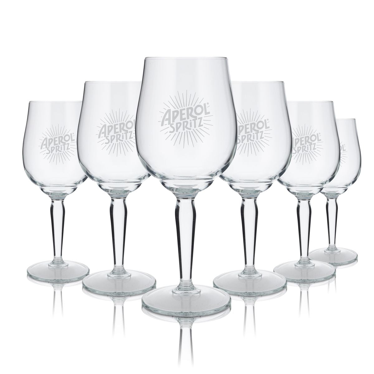 6x Aperol Spritz Signature Glas Calice 0,45 l – Cristalline Original Aperitif-Gläser Set – Ansicht 2