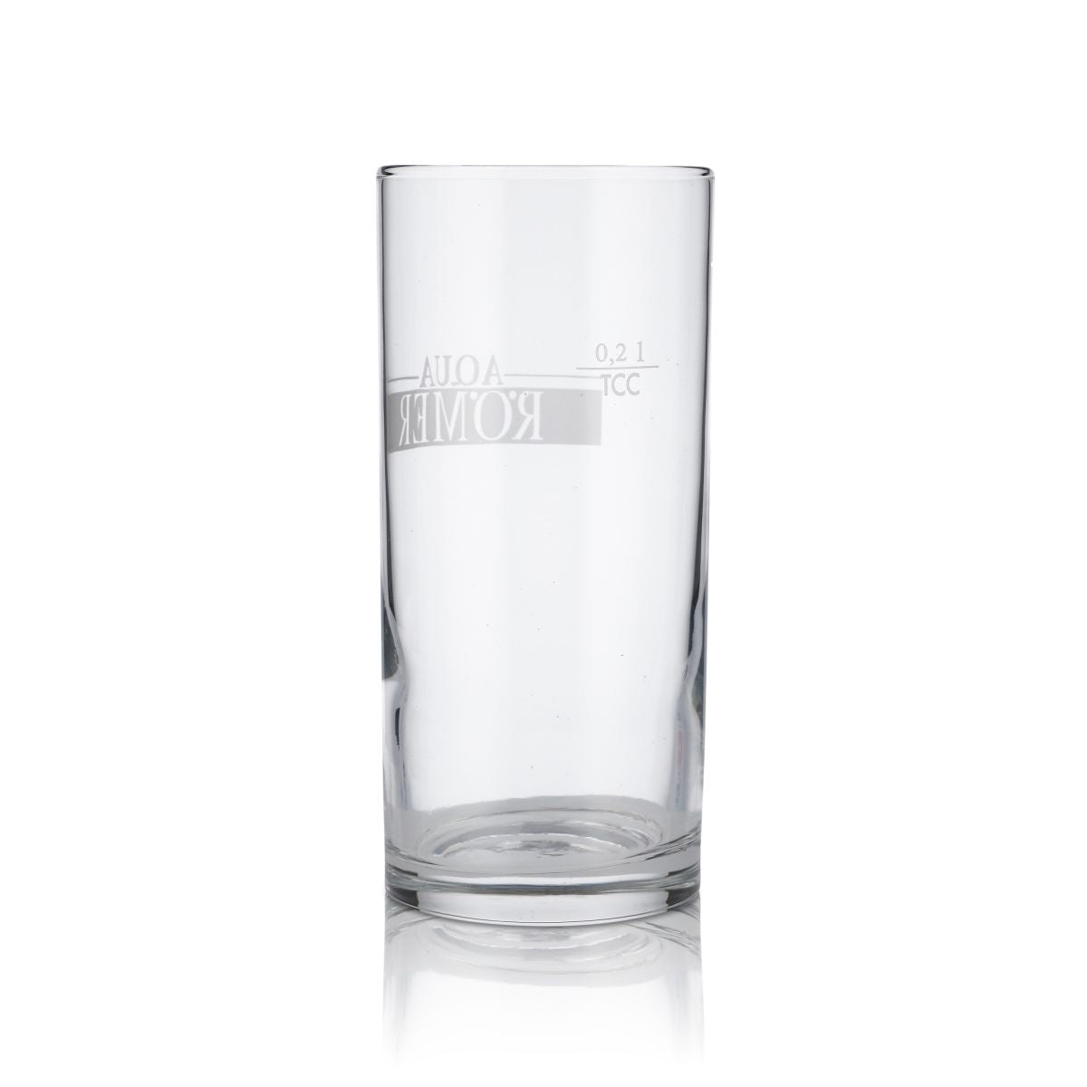 6x Aqua Römer Glas 0,2l Becher Gläser Set Mineralwasser Sprudel Soda Gastro – Ansicht 3
