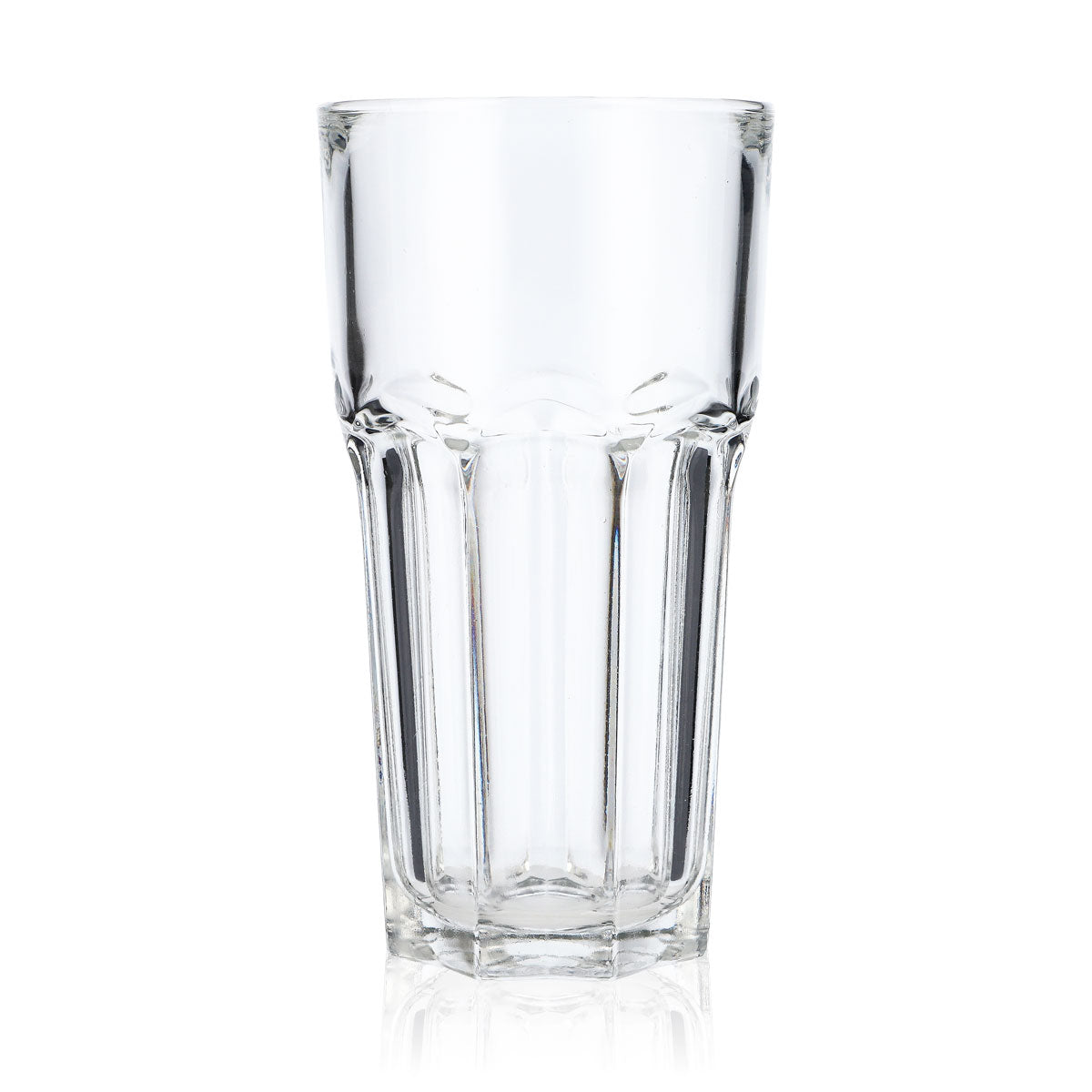 6x Arcoroc Glas Cocktailglas 0,65l Longdrinkglas im Reliefschliff Becher – Ansicht 2