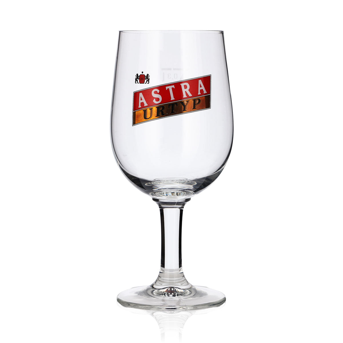 6x Astra Bier Glas Bierglas Kiez Reeperbahn 0,3l Pokal "Urtyp" schräges Logo – Ansicht 2