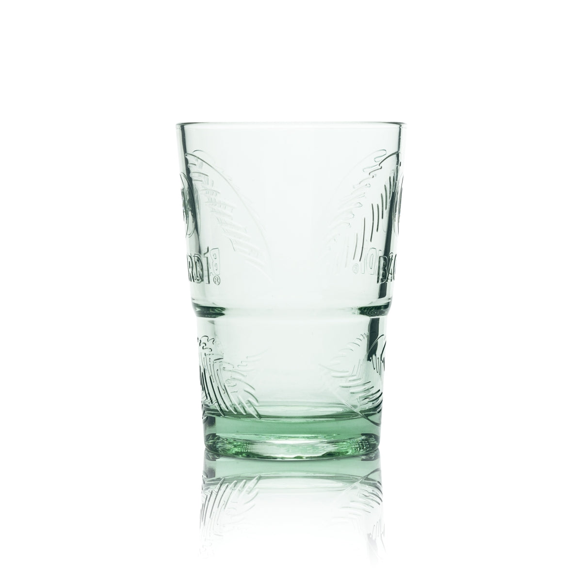 6x Bacardi Glas 0,3l Grüne Longdrink Cocktail Kontur Gläser Cuba Libre Palmen – Ansicht 3