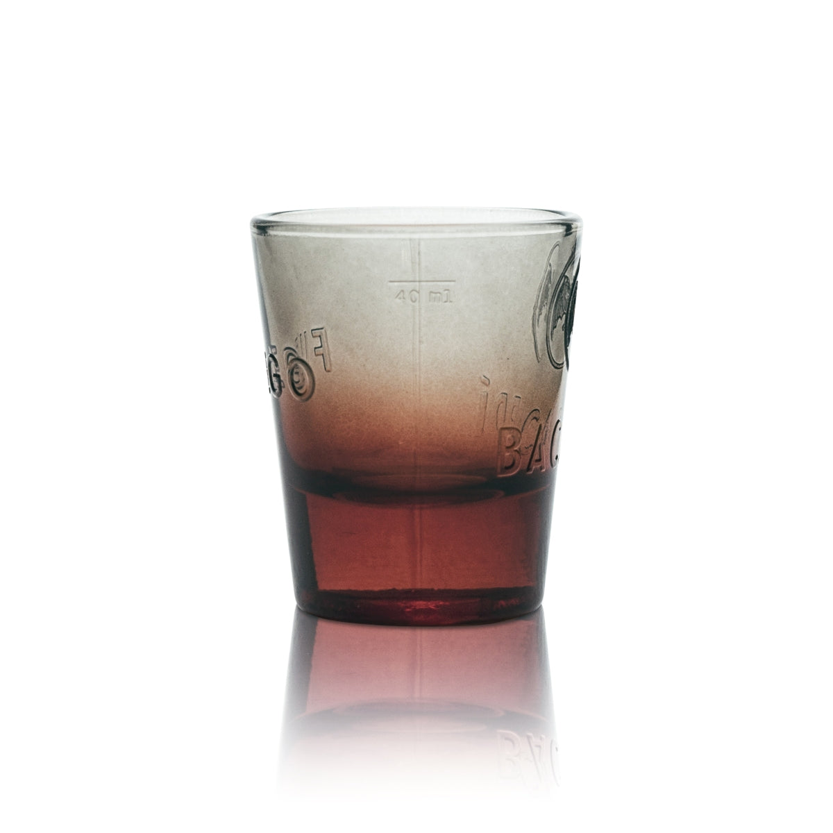 6x Bacardi Glas 4cl Shot Kurze Stamper Kontur Gläser Fuego Gastro Kneipe Bar – Ansicht 3