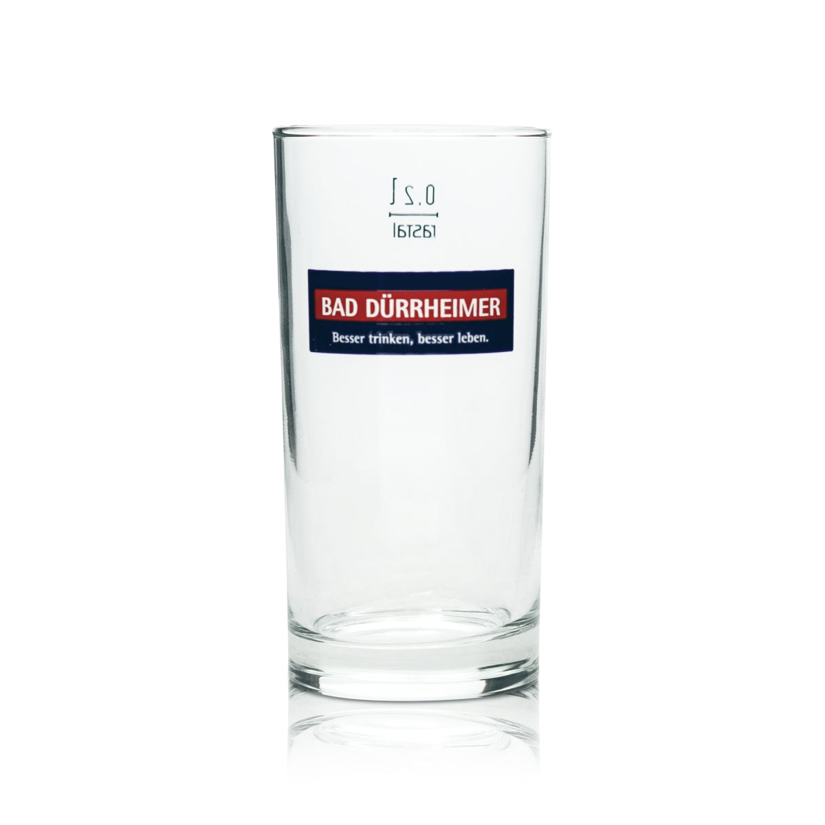 6x Bad Dürrheimer Wasser Glas 0,2l Becher Rastal Trink Gläser Gastro Hotel Saft – Ansicht 3