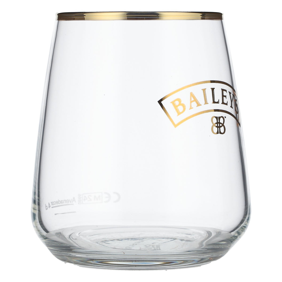 6x Baileys Likör Glas 4cl Tumbler Likörgläser konisch Logo mit Goldrand – Ansicht 3