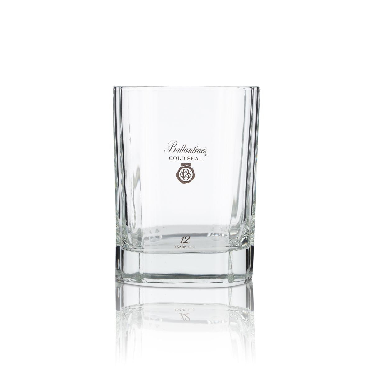 6x Ballantines 0,27l Massive Whisky TumblerGläser Set Reliefschliff Gold Seal – Ansicht 2