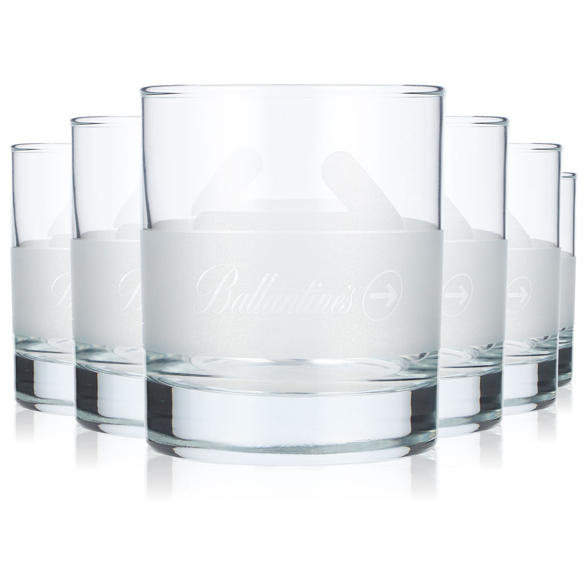 6x Ballantines Whiskey Glas 0,3l Tumbler "Stolen from Ballantines" (6er Set)