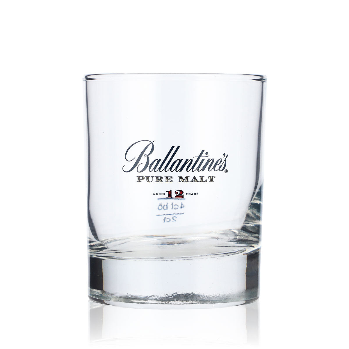 6x Ballantines Whisky Glas 0,23l Gläser dicker Boden Tumbler "Pure Malt" – Ansicht 2