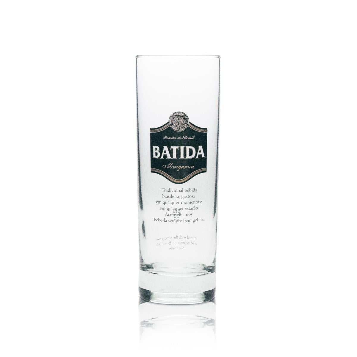 6x Batida de Coco Likör Glas Longdrink schwarzes Logo – Ansicht 2