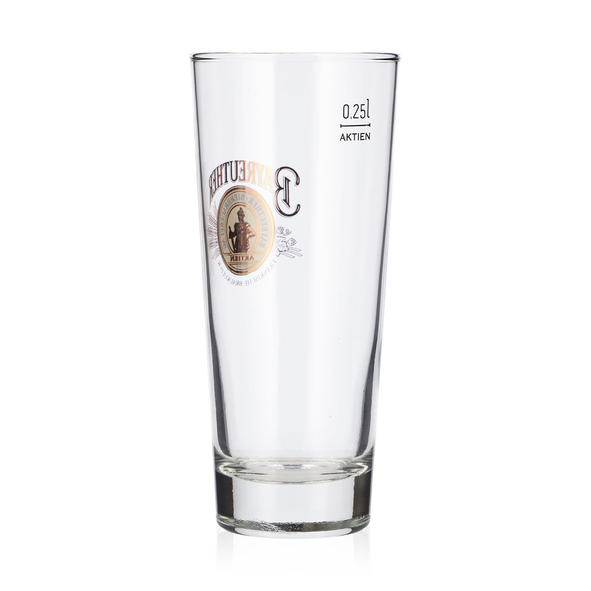 6x Bayreuther Bier Glas 0,25l Becher Tumbler Frankonia Bierglas Seidel – Ansicht 4
