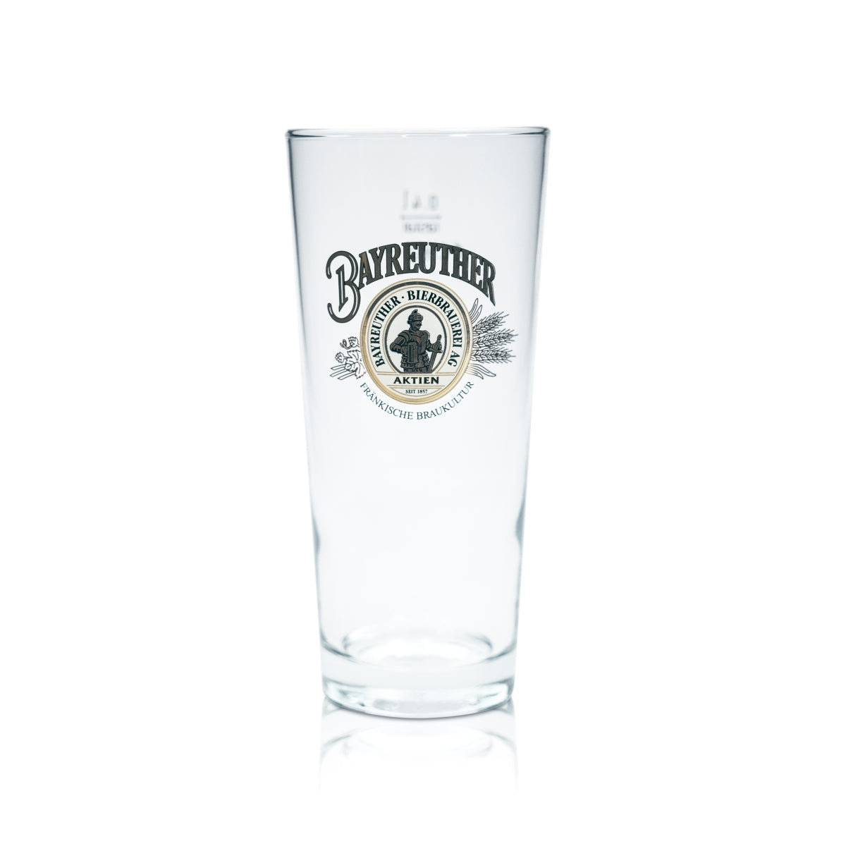 6x Bayreuther Bierbrauerei Glas 0,4l Willi Becher Gläser Gastro Geeicht Franken – Ansicht 2