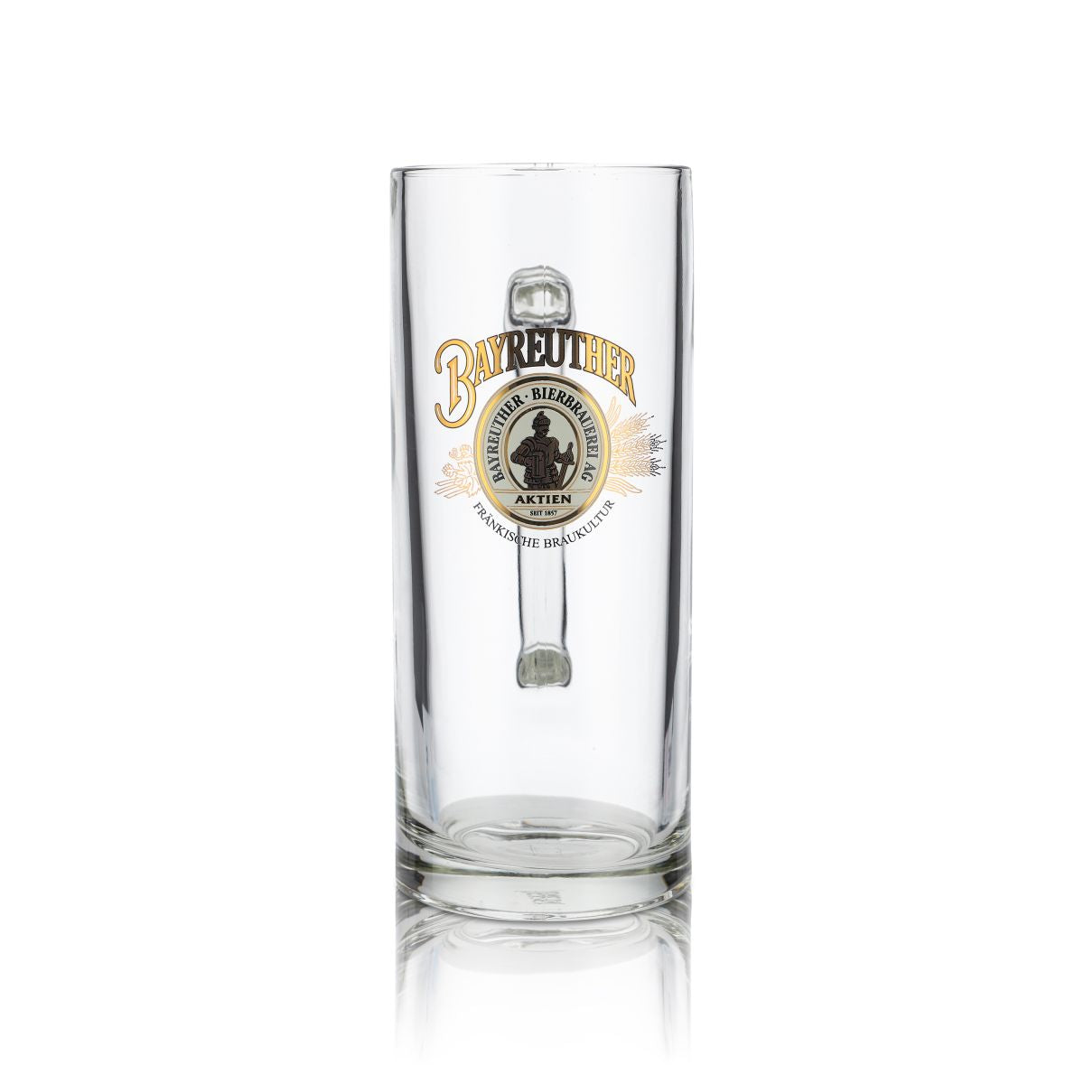6x Bayreuther Glas 0,5l Bierkrug Humpen Seidel Gläser Set Brauerei Gastro – Ansicht 2